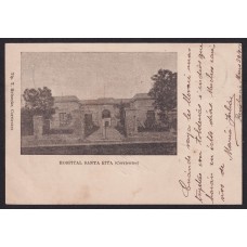 CORRIENTES ANTIGUA TARJETA POSTAL HOSPITAL SANTA RITA